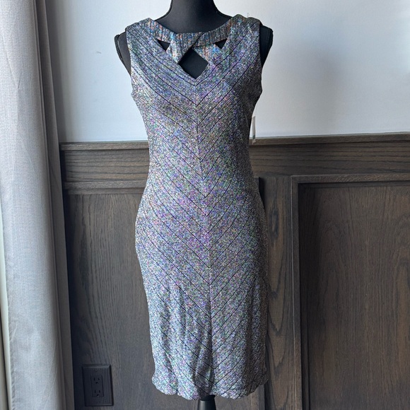J.Taylor Dresses & Skirts - J Taylor Black silver Cocktail Dress sparkly SZ 8 NWT
